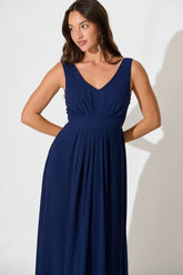 Navy Blue Maxi Dress